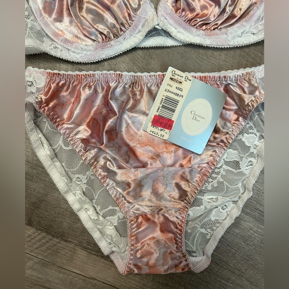 NWT Satin & Lace Bra and Panty Set | Christian Dior - Picture 5 of 5